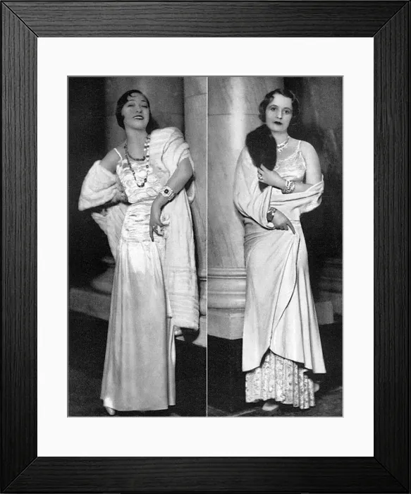Framed Print : Rosie Dolly and the Begum Aga Khan Framed Print : Rosie Dolly and the Begum Aga Khan