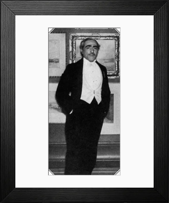 Framed Print : Fortunino Matania at Centenary Dinner Framed Print : Fortunino Matania at Centenary Dinner