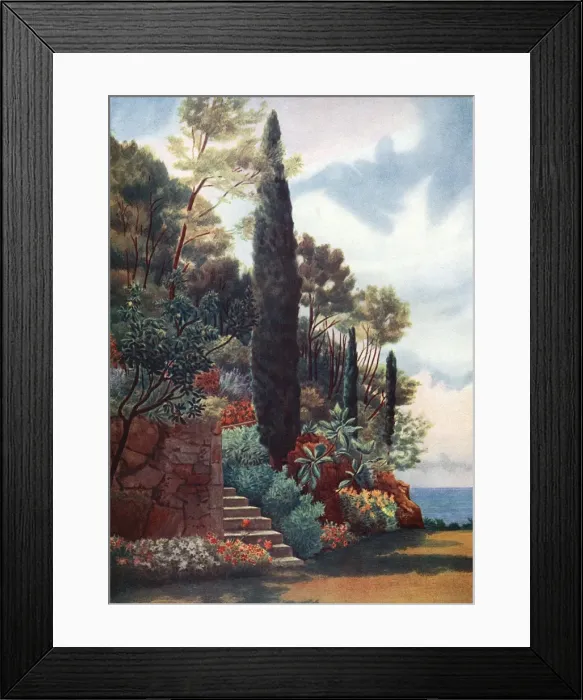 Framed Print : La Serena, Cap Ferrat by Noel Sampson Framed Print : La Serena, Cap Ferrat by Noel Sampson