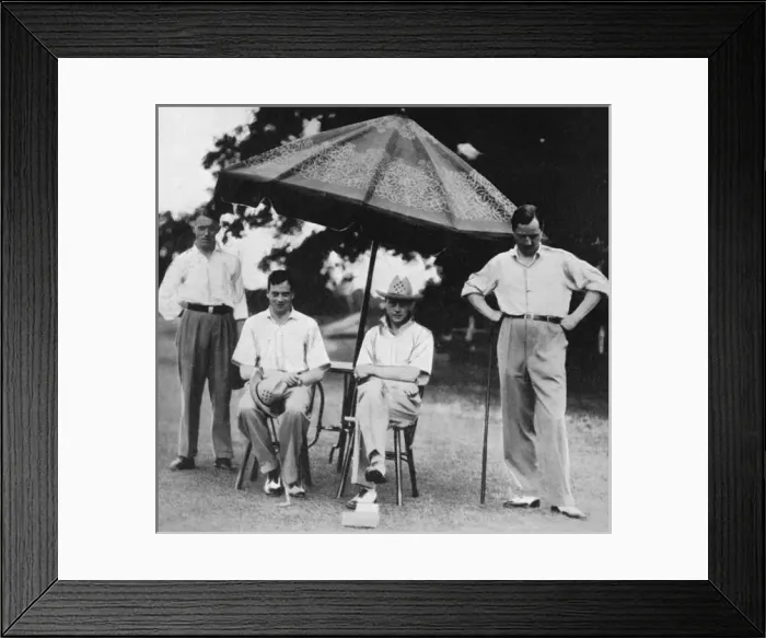 Framed Print : Prince of Wales & Prince George in Jamaica Framed Print : Prince of Wales & Prince George in Jamaica