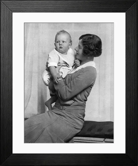 Framed Print : Lady Maud Carnegie & Master of Carnegie Framed Print : Lady Maud Carnegie & Master of Carnegie