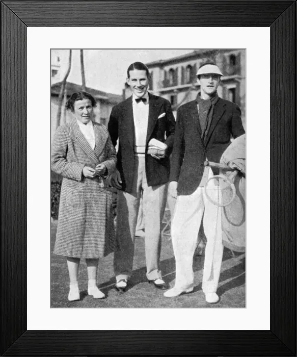 Framed Print : Teddy Tinling on the French Riviera