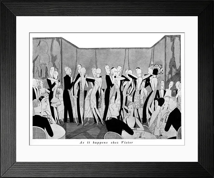 Framed Print : Chez Victor by Fish Framed Print : Chez Victor by Fish