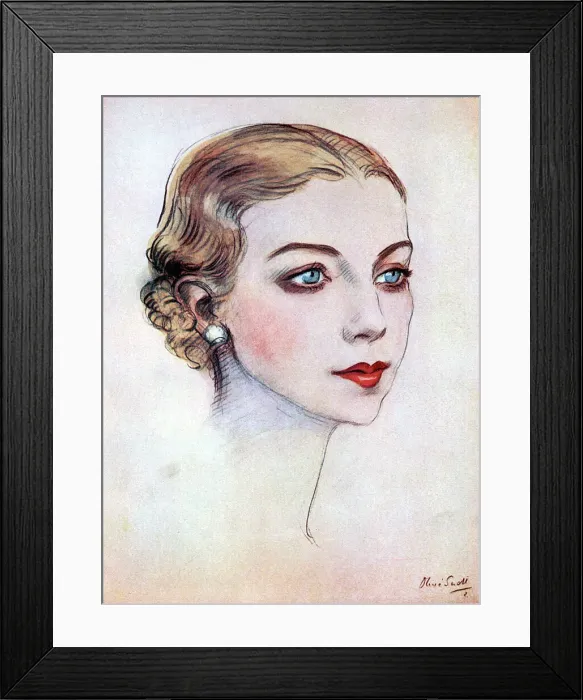 Framed Print : Lilyan Tashman by Olive Snell Framed Print : Lilyan Tashman by Olive Snell