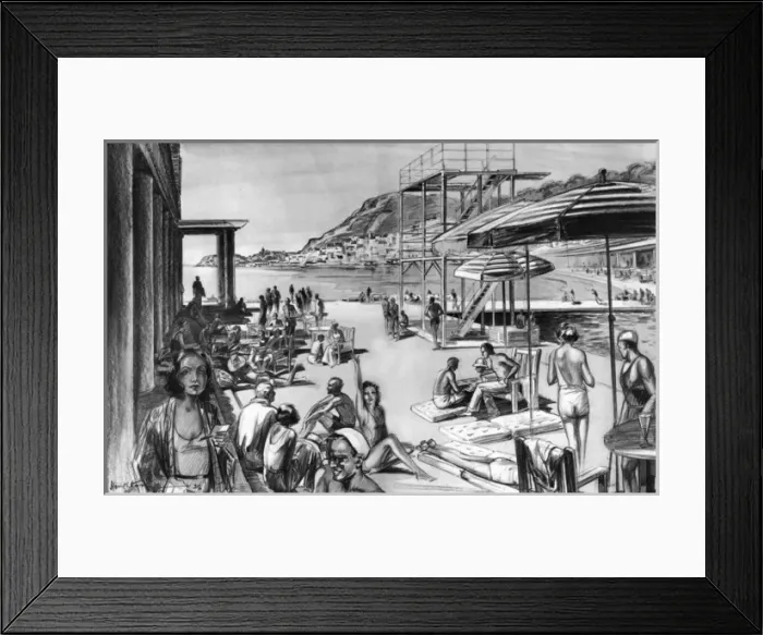 Framed Print : The Tannery at Monte Carlo Beach Framed Print : The Tannery at Monte Carlo Beach