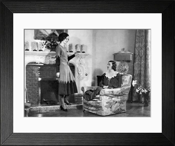 Framed Print : Nancy Mitford and Mrs Drury Lowe Framed Print : Nancy Mitford and Mrs Drury Lowe