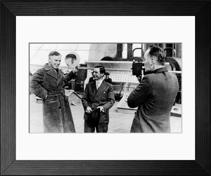Framed Print : A trio of stars on board the Mauretania Framed Print : A trio of stars on board the Mauretania
