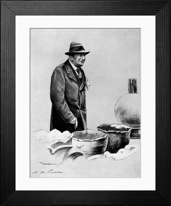 Framed Print : London Street Types - The Curio Hunter