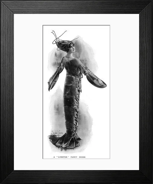 Framed Print : Lobster fancy dress costume Framed Print : Lobster fancy dress costume