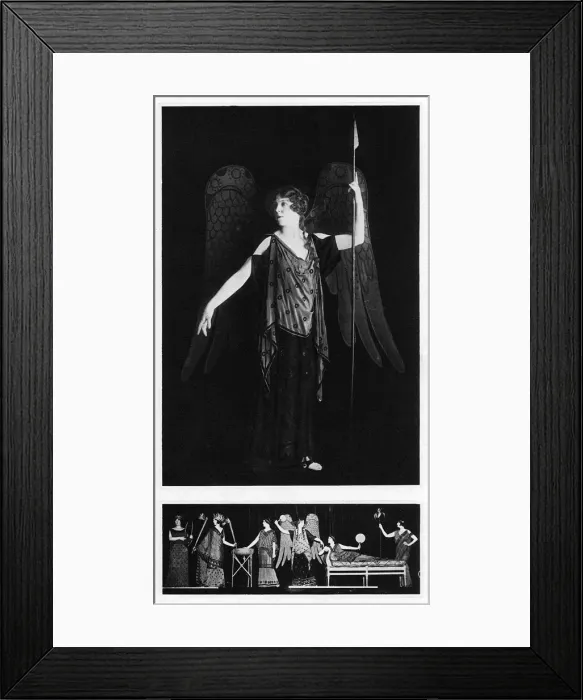 Framed Print : Lady Diana Manners as an Etruscan at the Picture Ball Framed Print : Lady Diana Manners as an Etruscan at the Picture Ball