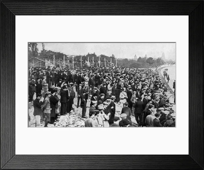 Framed Print : A military football match in Paris Framed Print : A military football match in Paris