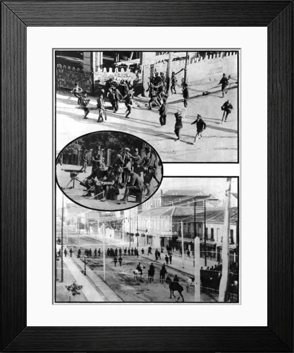 Framed Print : Spanish general strike Framed Print : Spanish general strike