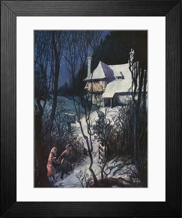 Framed Print : To Let, Furnished, Christmas Week Only by Inder Burns Framed Print : To Let, Furnished, Christmas Week Only by Inder Burns