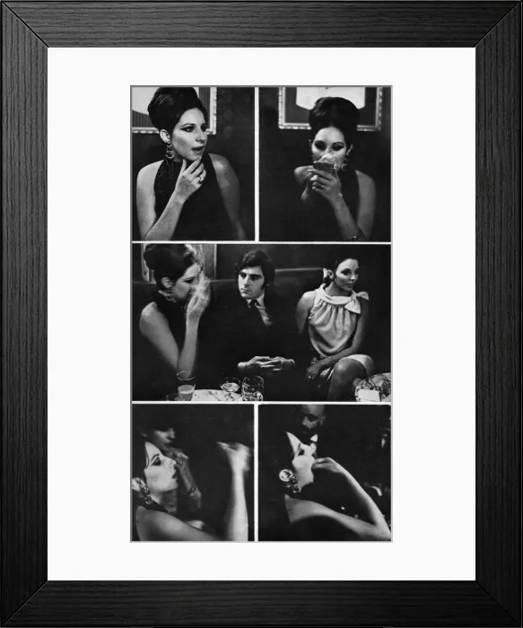 Framed Print : Barbara Streisand, Joan Collins and Anthony Newley Framed Print : Barbara Streisand, Joan Collins and Anthony Newley