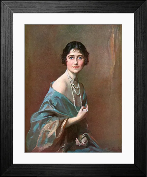 Framed Print : Duchess of York (Queen Elizabeth, Queen Mother) De Laszlo Framed Print : Duchess of York (Queen Elizabeth, Queen Mother) De Laszlo