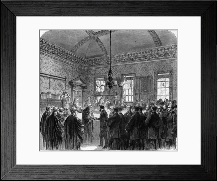 Framed Print : The Trial of the Pyx Framed Print : The Trial of the Pyx