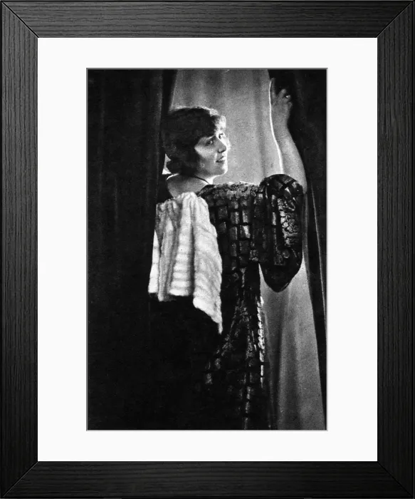 Framed Print : Dolly Tree - English Costume Designer and Actress Framed Print : Dolly Tree - English Costume Designer and Actress
