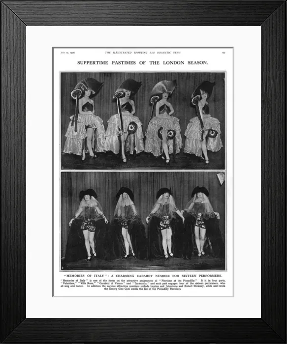 Framed Print : Memories of Italy - Playtime at the Piccadilly
