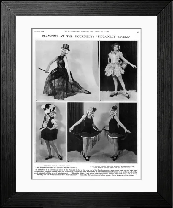 Framed Print : Play-time at the Piccadilly: Piccadilly Revels - Cabaret Framed Print : Play-time at the Piccadilly: Piccadilly Revels - Cabaret