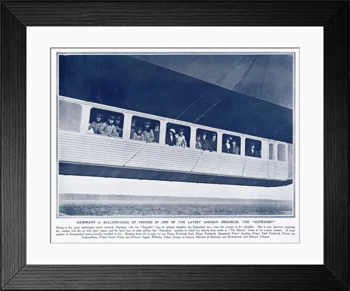 Framed Print : LZ 10 Schwaben Framed Print : LZ 10 Schwaben