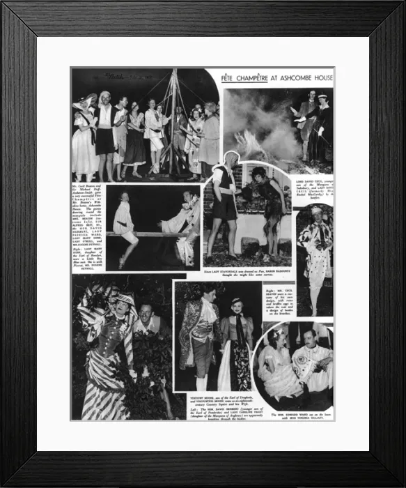 Framed Print : Fete Champetre at Ashcombe House Framed Print : Fete Champetre at Ashcombe House
