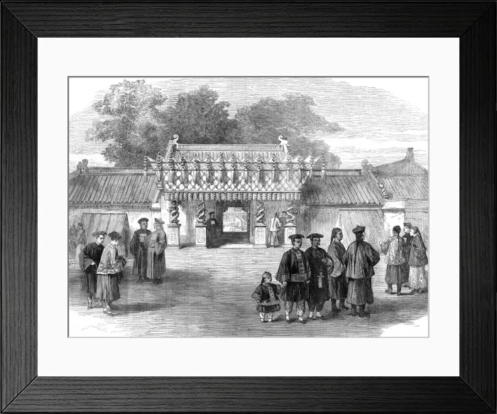 Framed Print : Chinese imperial marriage at Pekin, 1872 Framed Print : Chinese imperial marriage at Pekin, 1872