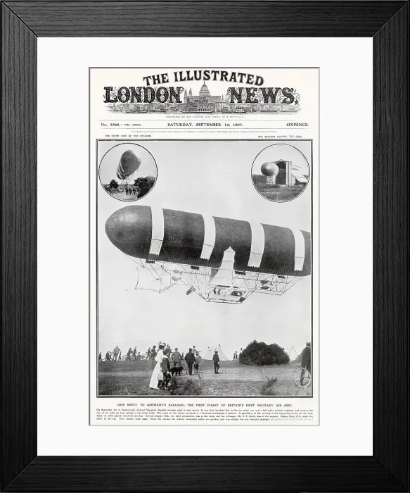 Framed Print : First Powered Airship - British Army Dirigible No 1 Framed Print : First Powered Airship - British Army Dirigible No 1