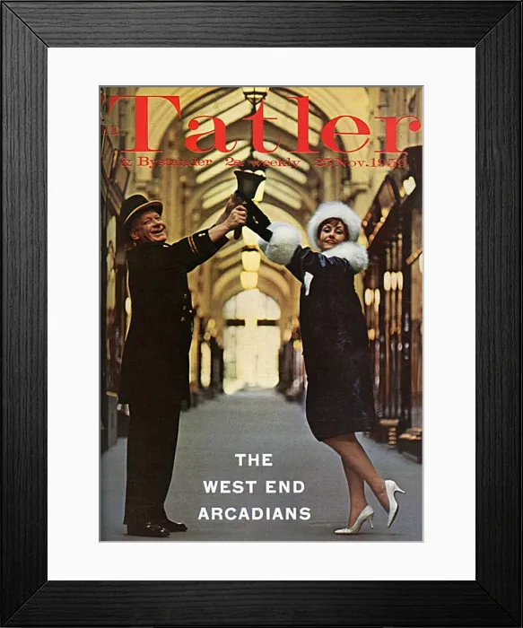 Framed Print : Tatler cover - West End Arcadians - 1959 Framed Print : Tatler cover - West End Arcadians - 1959