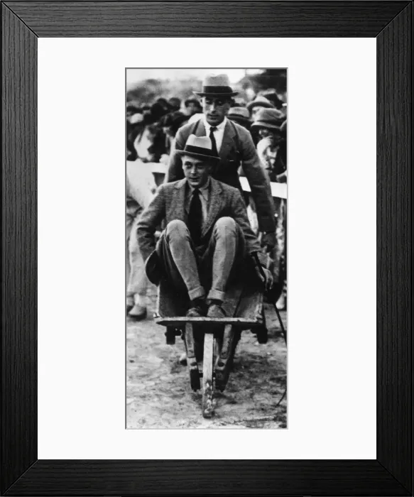 Framed Print : Prince of Wales & Louis Mountbatten in Malta Framed Print : Prince of Wales & Louis Mountbatten in Malta