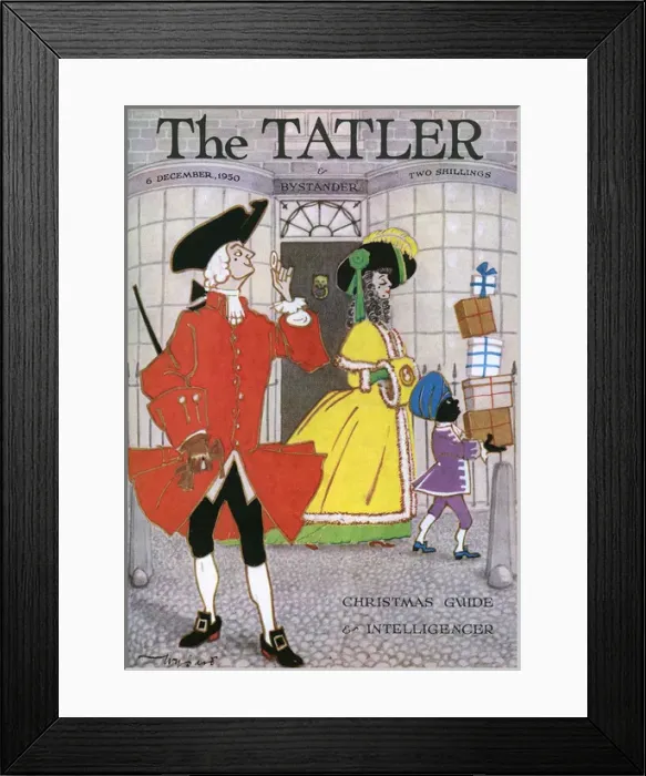 Framed Print : The Tatler front cover - Christmas Guide & Intelligencer Framed Print : The Tatler front cover - Christmas Guide & Intelligencer