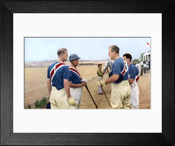 Framed Print : Duke of Edinburgh & Lord Mountbatte at the Marsa Club, Malta Framed Print : Duke of Edinburgh & Lord Mountbatte at the Marsa Club, Malta