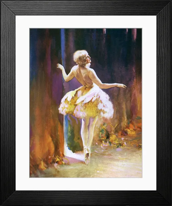 Framed Print : Taking the Curtain by H. Forster Framed Print : Taking the Curtain by H. Forster