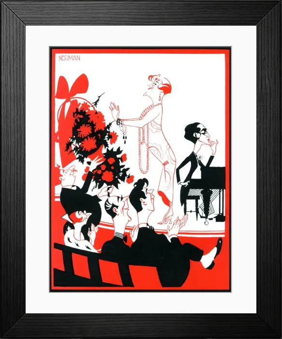 Framed Print : Miss Frieda Hempel and M Solito De Solis by Einar Nerman Framed Print : Miss Frieda Hempel and M Solito De Solis by Einar Nerman