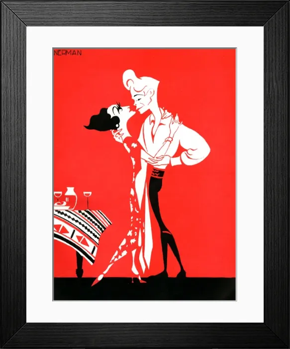 Framed Print : Miss Jeanne De Casalis and Mr Tom Douglas by Einar Nerman Framed Print : Miss Jeanne De Casalis and Mr Tom Douglas by Einar Nerman