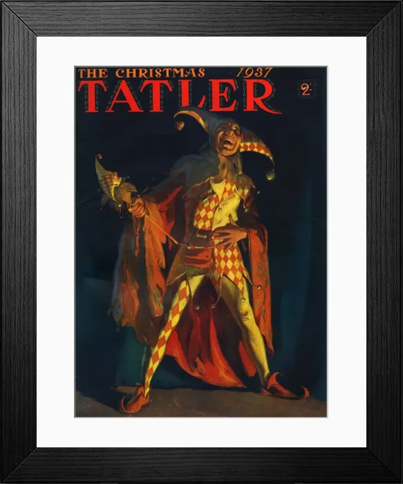 Framed Print : The Tatler front cover - Christmas Number 1937 Framed Print : The Tatler front cover - Christmas Number 1937