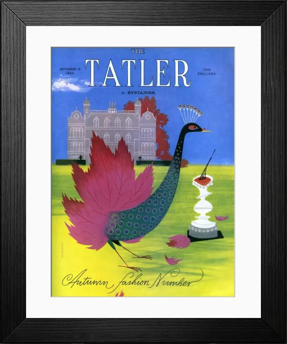 Framed Print : Tatler cover - Autumn Fashion Number, 1954 Framed Print : Tatler cover - Autumn Fashion Number, 1954