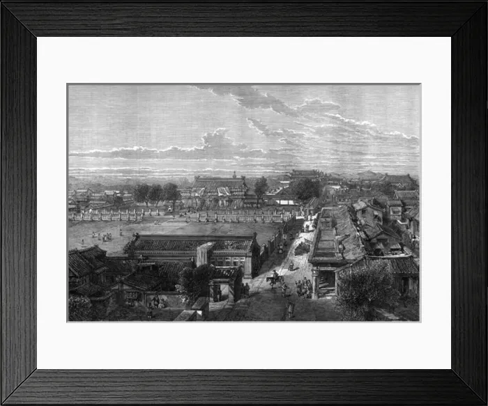 Framed Print : The Imperial Palace, Peking, 1873 Framed Print : The Imperial Palace, Peking, 1873