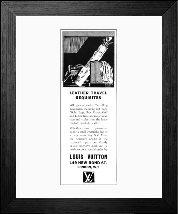 Framed Print : Louis Vuitton advertisment Framed Print : Louis Vuitton advertisment