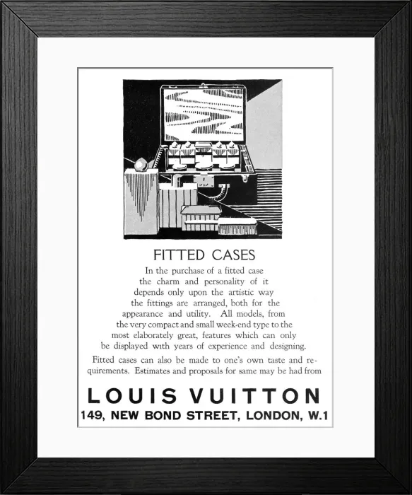Framed Print : Louis Vuitton advertisment Framed Print : Louis Vuitton advertisment