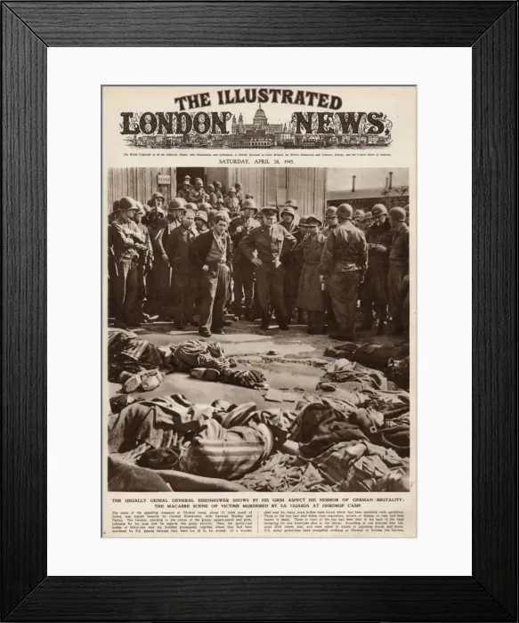 Framed Print : Cover of The Illustrated London - April 28th issue 1945 Framed Print : Cover of The Illustrated London - April 28th issue 1945