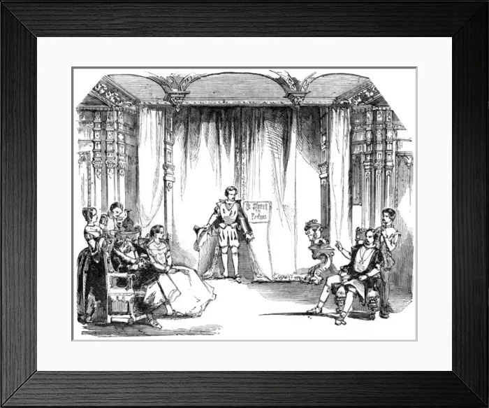 Framed Print : Scene from Taming of the Shrew