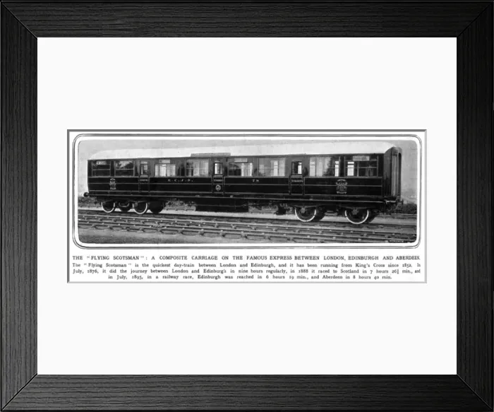 Framed Print : The Flying Scotsman, composite carriage Framed Print : The Flying Scotsman, composite carriage