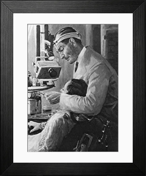 Framed Print : The Dentist by Sir John Lavery Framed Print : The Dentist by Sir John Lavery