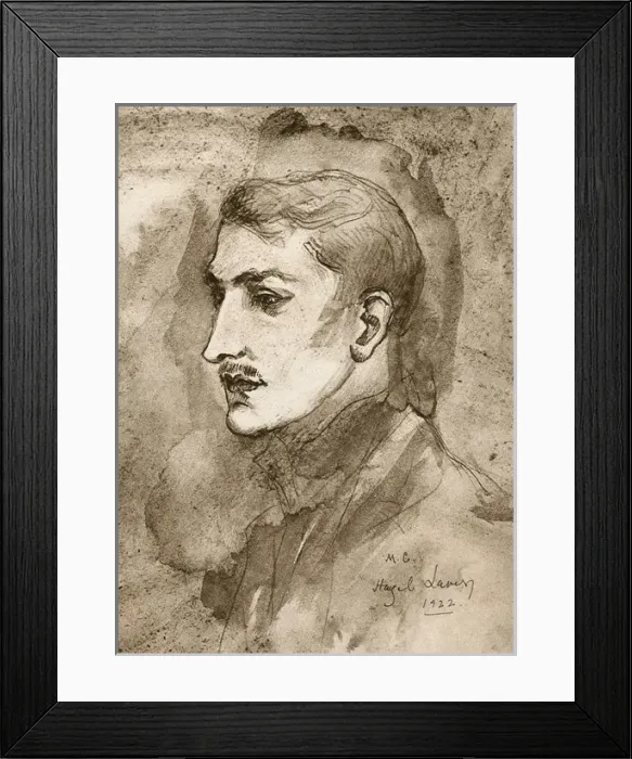 Framed Print : Michael Collins by Lady Lavery