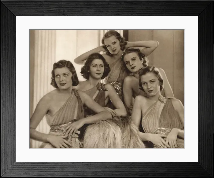 Framed Print : The Adorables, Grosvenor House Hotel cabaret act Framed Print : The Adorables, Grosvenor House Hotel cabaret act