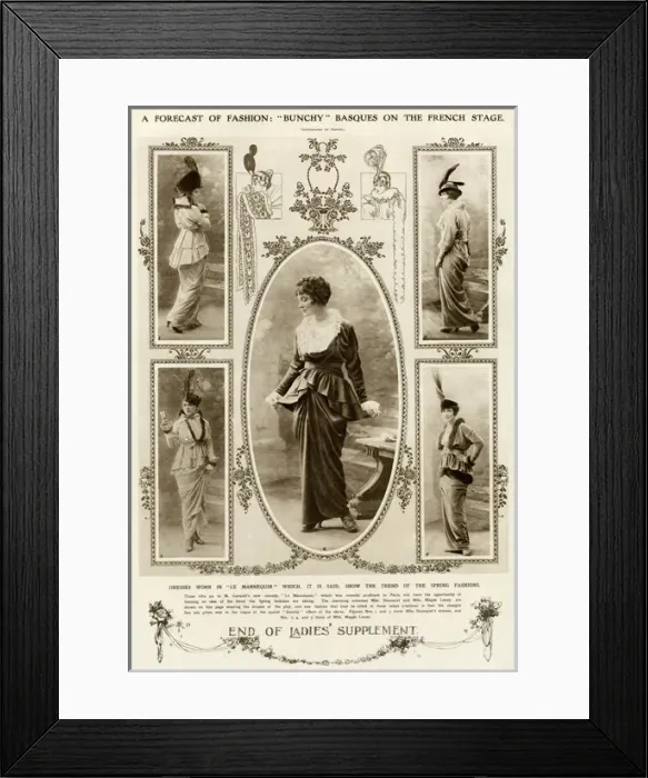 Framed Print : Forecast of fashion for spring 1914 Framed Print : Forecast of fashion for spring 1914