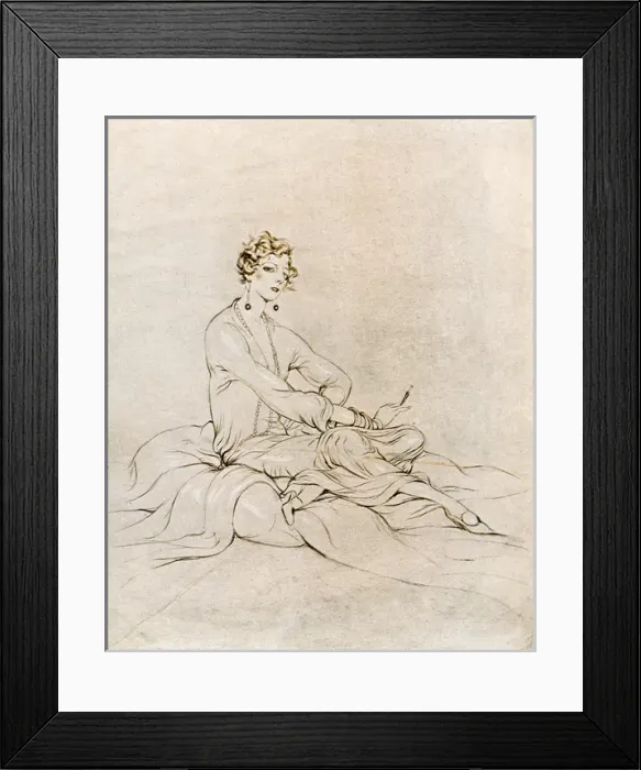 Framed Print : Emerald, Lady Cunard Framed Print : Emerald, Lady Cunard