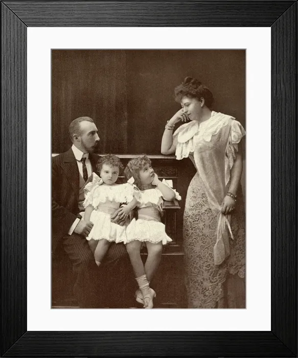 Framed Print : Grand Duke Michael of Russia and his family Framed Print : Grand Duke Michael of Russia and his family