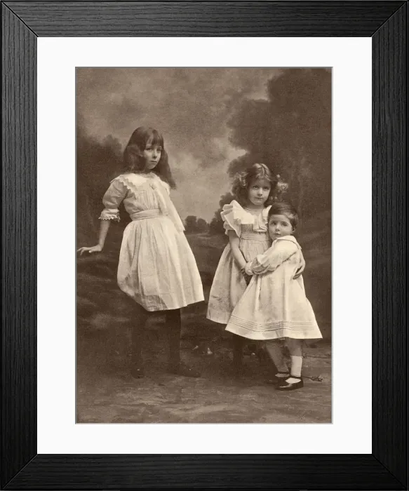 Framed Print : Lord Buckhurst, Lady Myra (Idina) and Lady Avice Sackville Framed Print : Lord Buckhurst, Lady Myra (Idina) and Lady Avice Sackville