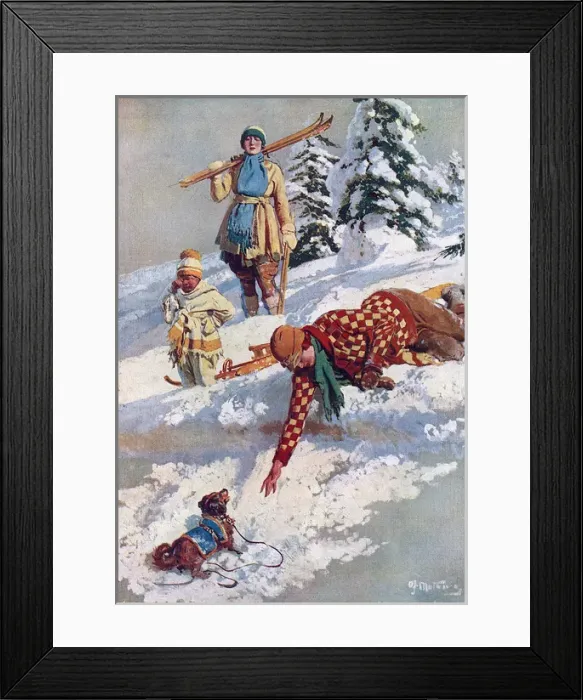 Framed Print : The Rescue by Fortunino Matania